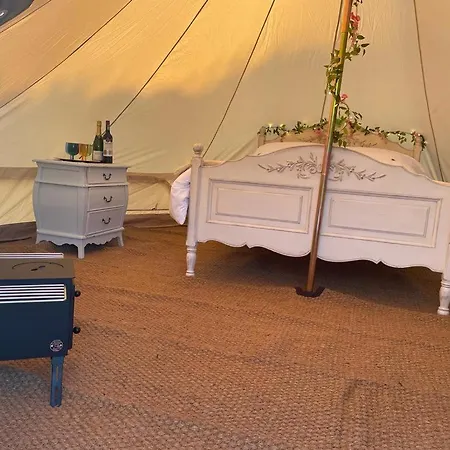Roe Deer Meadow At Carr House Farm Luxury tent *